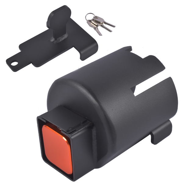 拖车锁 Heavy Duty Trailer Hitch Lock Fits 2" and 2-5/16" Couplers Anti-Theft Coupling Lock for RV Truck w/Key-7