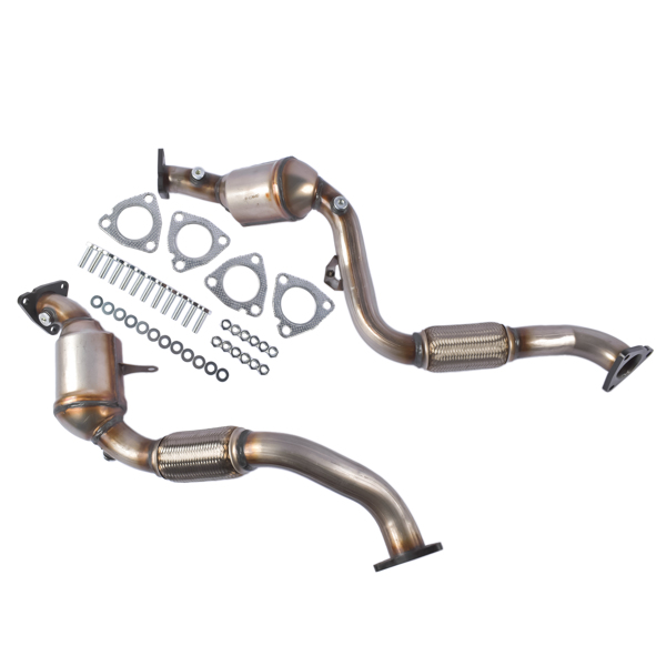 亚马逊禁售 三元催化器 2X Front Catalytic Converters Replacement for Porsche Cayenne 3.6L V6 2008-2010 955113034AX 95511303302 95511303402-4