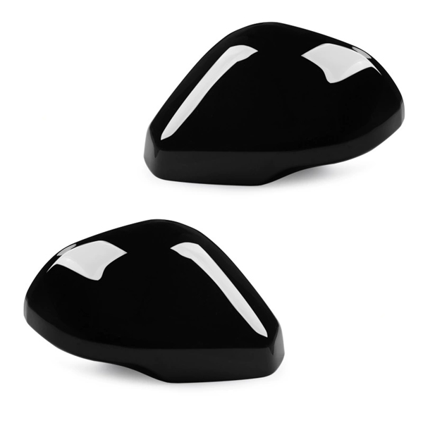 1 对亮黑色侧后视镜盖，适用于 2023-2025 款本田 CRV CR-V-1