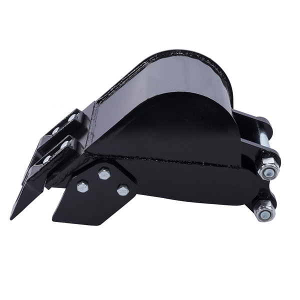 窄挖沟铲斗  Attachment 200mm Narrow Trenching Bucket for Mini Excavators Digger 2-Teeth-2