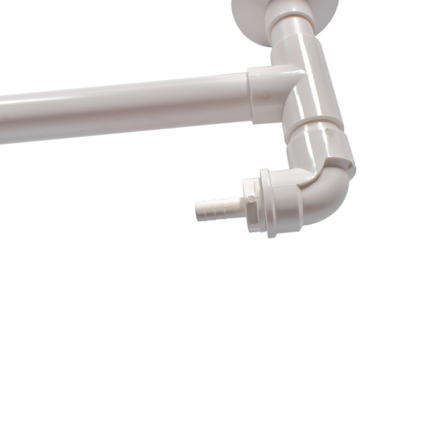 A1-壁挂式水培种植系统 Wall Mounted Hydroponics Growing Planting System Kit, Soilless Cultivation PVC Pipes for Gardening and Planting (54 Seed Holes, White)-7