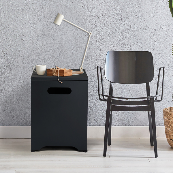 41*41*53.5cm  方形 黑色 燃气收纳 庭院铁边桌-13