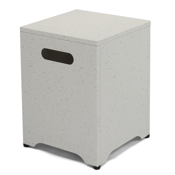 41*41*53.5cm  方形 仿大理石色 燃气收纳 庭院铁边桌-6