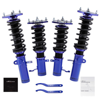 可调式减震器 悬挂降低减震器 适用于丰田卡罗拉E90 1987–1992 适用于丰田卡罗拉E100 1991–1998 适用于丰田卡罗拉E110 1995-2002