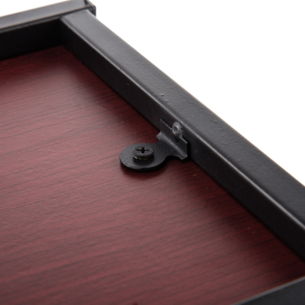 密度板 铁 拆装 单层 C型桌 边几 树叶款 桌面棕色 黑色喷塑 刷金树叶 30.5*21*54cm-26