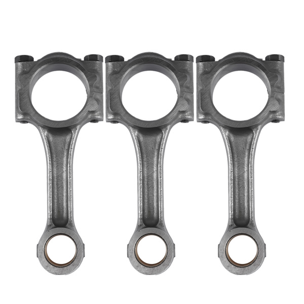 连杆 3X Connecting Rods Replacement for Kubota V1505 V1305 Engine L3830D BX2670 M7060D, R520S1T3 1G700-22010 16241-22010-3