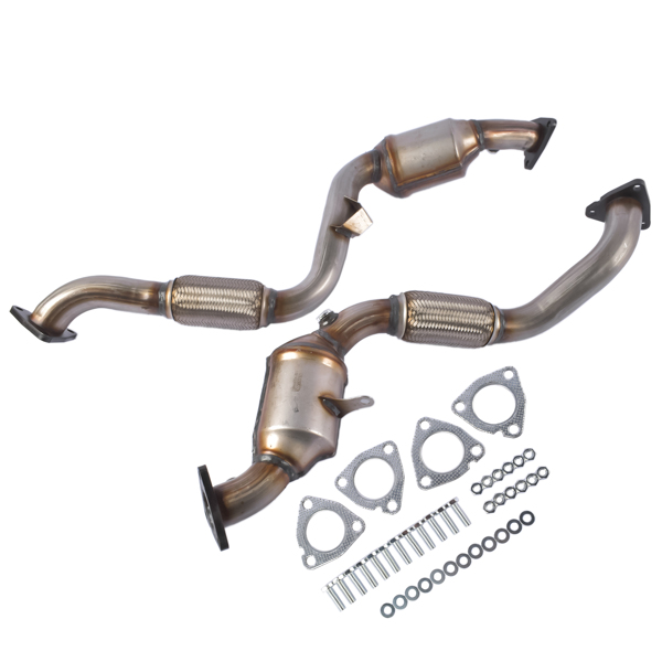 亚马逊禁售 三元催化器 2X Front Catalytic Converters Replacement for Porsche Cayenne 3.6L V6 2008-2010 955113034AX 95511303302 95511303402-3