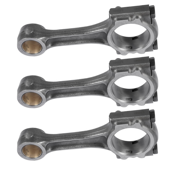 连杆 3X Connecting Rods Replacement for Kubota V1505 V1305 Engine L3830D BX2670 M7060D, R520S1T3 1G700-22010 16241-22010-8