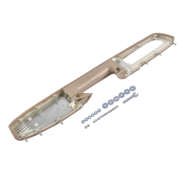 门扶手 Driver Left Door Panel Handle Armrest Repair Tan Fit for Chevrolet Avalanche Suburban Tahoe Silverado GMC Sierra Yukon Pontiac 6000 Stainless Steel 80995 20954880 20954888-7