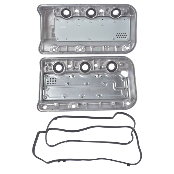 气门室盖 Pair Front Rear Aluminum Engine Valve Cover Replacement for Honda Accord 2008-2012, Odyssey 2008-2017, 2012-2014 3.5L V6 12310-R70-A00 12320-R70-A0-5