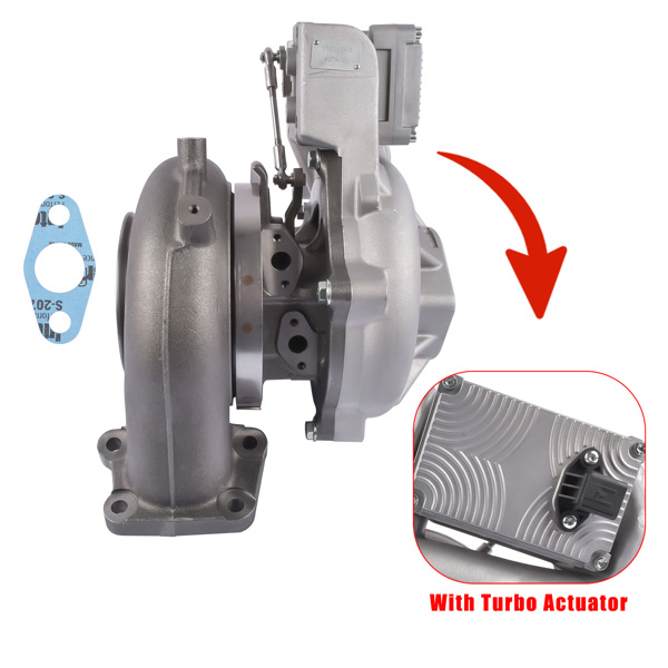 涡轮增压器 Turbocharger with Turbo Actuator Fit for Chevrolet Silverado GMC Sierra 2500 3500 HD 6.6L V8 2017-2021-2