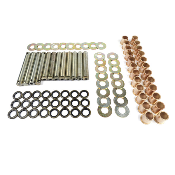 衬套套件 Full Undercarriage Pin Bushing Seal Repair Kit Replacement for Bobcat Loaders MT52 MT55 6730701 6730702-1