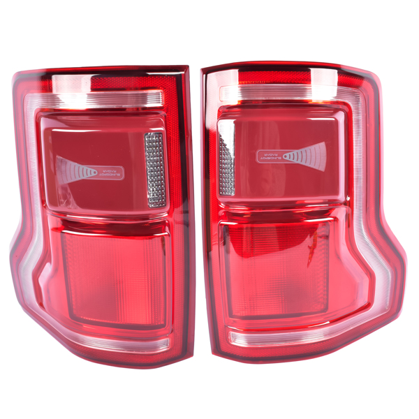 尾灯 Replacement For 2015-2017 Ford F-150 SSV XL XLT Left & Right Side LED Tail Light Brake Lamp W/Blind Spot HL3Z13405D HL3Z13404D-3