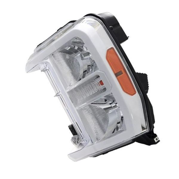 镀铬，适用于 2023-2024 款福特 F250 F350 SuperDuty 卤素大灯总成（左）-10