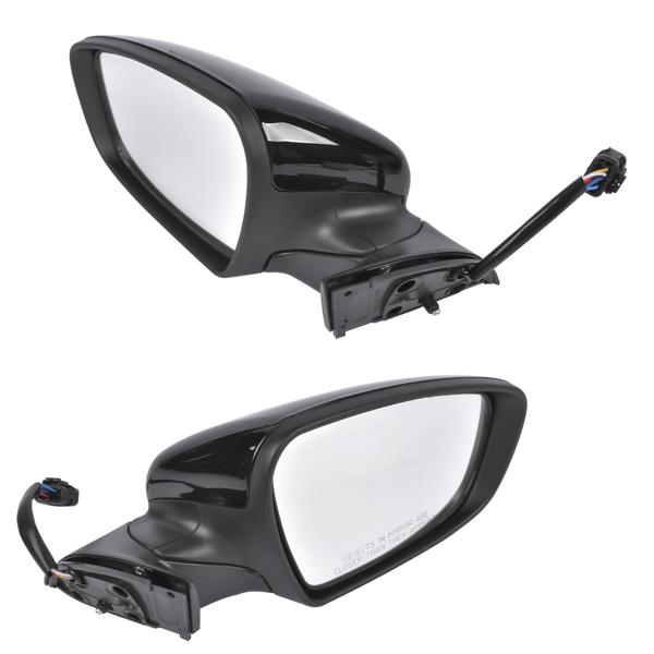 后视镜 Left & Right Side Black Power Heated Mirror with Signal Light Fit for Kia Forte LX Sedan 4-Door 1.8L 2.0L L4 GAS DOHC 2014-2016 87620A7210 87610A7210-2