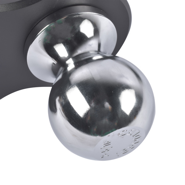 拖车挂接装置 Fits 2.5" Receiver Aluminum Trailer Hitch Adjustable 8" Drop/Rise 2" & 2-5/16" Balls 18500LBS w/2 Locks-11