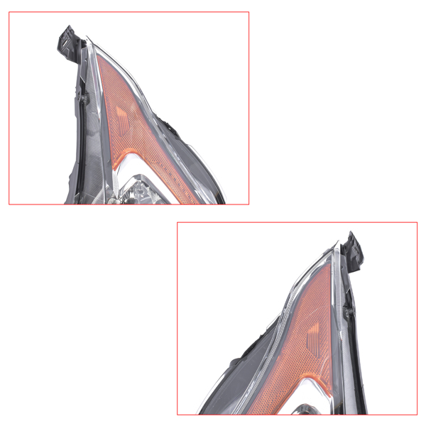 大灯 2pcs Left & Right Headlight Assembly Halogen with Bulb Fit for Ford Transit 2019-2023 KT1Z13008B KT1Z13008A-7