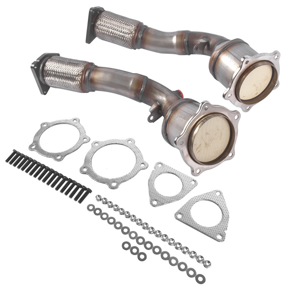 亚马逊禁售 三元催化器 Front Catalytic Converters Replacement for Porsche Cayenne 9P 4.8L V8 2007-10 95511302130-4