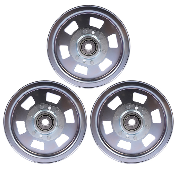 惰轮 3 Flat Idler Deck Pulleys for Bad Boy ZT Series 48" 50" 60" Deck MZ Series 48" 54" Deck Outlaw 54" 61" 72" Deck 033-8000-00 033-2000-00 033-7201-00-6
