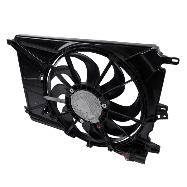 散热器风扇 Engine Radiator Cooling Fan Assembly w/ Shroud Replacement for Jeep Renegade Fiat 500X 2019-2023 68552370AA-4