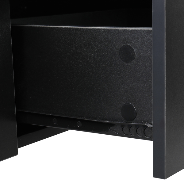 【WC】壁挂式造型理发美容美发Spa沙龙设备 带锁  黑色-22