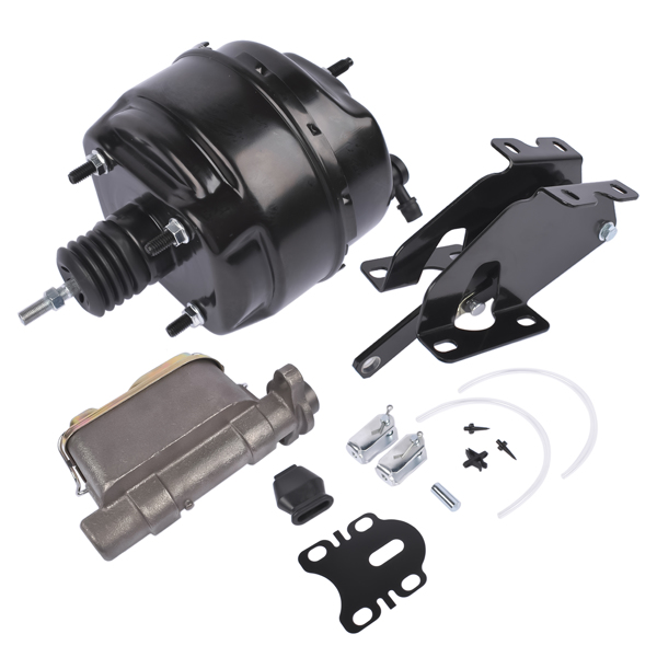 刹车总成 8" Power Brake Booster Master Cylinder Kit for 1966-1971 Ford Fairlane Torrino Ranchero-6