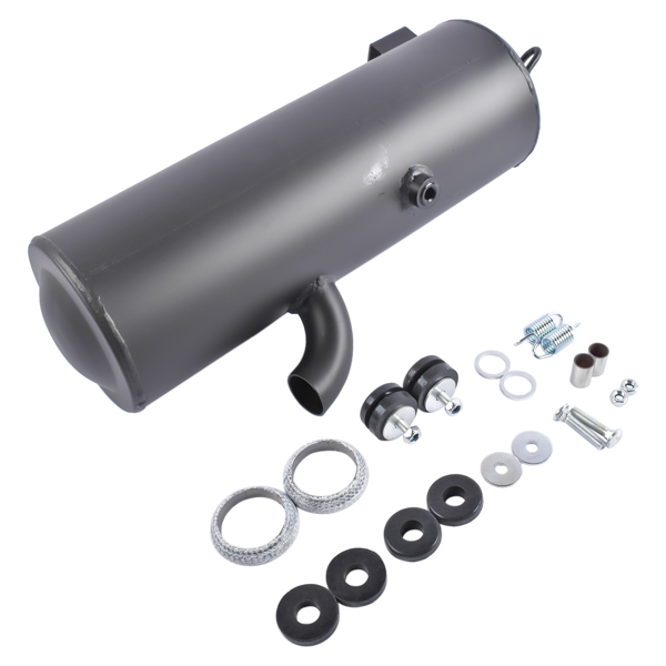 消音器 Exhaust Muffler + Gasket Kit Replacement for Polaris Sportsman 600 700 800 4X4 W/ Donuts 1261223-489 1261223-029 1261079-029-3