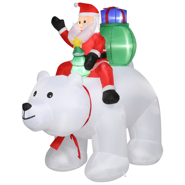 6ft 7颗LED灯 圣诞充气装饰 12V 12V,1500mA 12V,1500mA,15W 美规-15