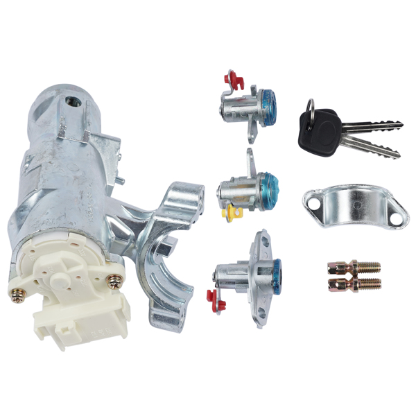 点火锁套件 Door Lock Cylinder Ignition Switch Set Replacement for Toyota Corolla AE110 RAV4 69052-12340-7