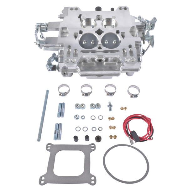 化油器 1405 Carburetor Aluminum Fits for Performer 600 CFM 4-Barrel Square Bore w/ Manual Choke-5