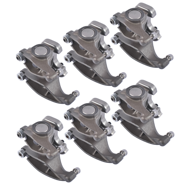 摇臂总成 6pcs Rocker Arms w/Steel Isolator Replacement for Dodge Cummins Ram 2500 3500 5.9L 6.7L 1999-2018 4995602 3941928 4928698 4995603-6