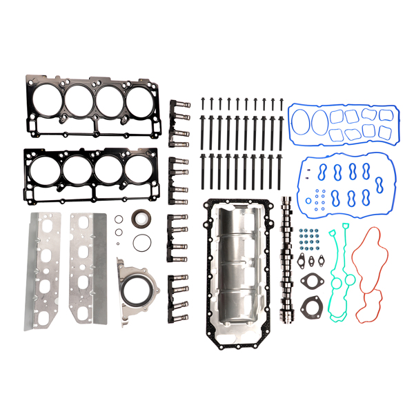 气门挺柱修包套装 MDS Lifters Cam Head & Oil Pan Gasket Kit Replacement for 09-15 Dodge Jeep Chrysler 5.7 Hemi-5
