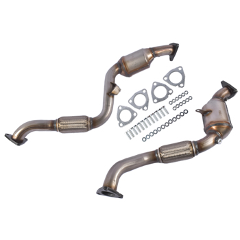 亚马逊禁售 三元催化器 2X Front Catalytic Converters Replacement for Porsche Cayenne 3.6L V6 2008-2010 955113034AX 95511303302 95511303402