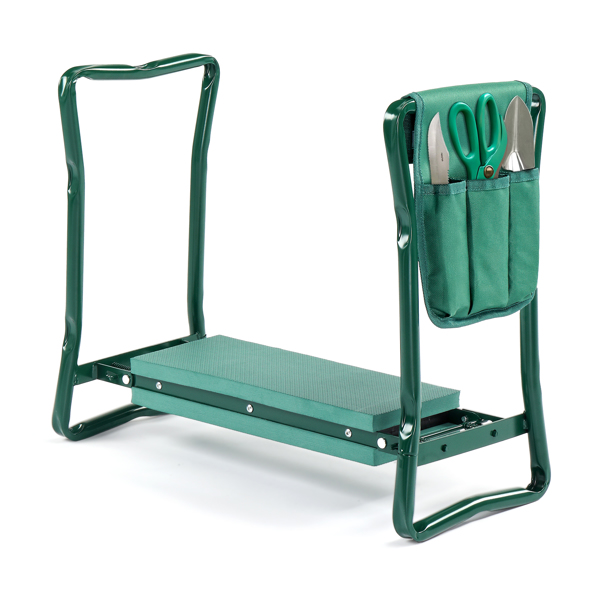 24*10.8*19.7inch 绿色 铁+EVA 折叠 折叠 园林跪凳-5