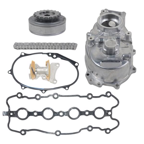 散热器边盖 Timing Chain Set & Timing Housing Replacement for VW Golf Jetta Passat Audi A4 2.0T BPY-1