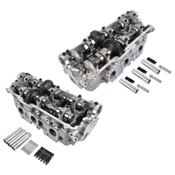 缸盖总成 Left & Right Cylinder Head Replacement for 1995-2004 Toyota Tacoma Tundra 4Runner 5VZFE 3.4L V6 1110169136-1