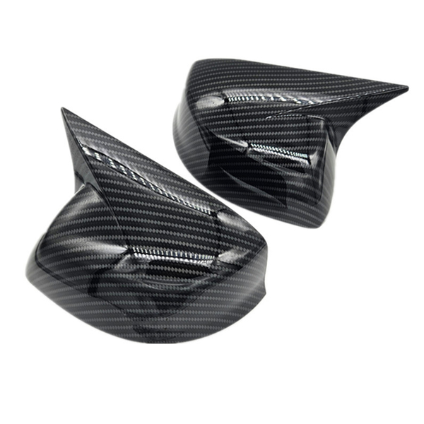 1对碳纤维汽车后视镜盖，适用于本田思域 2012-2015N-1