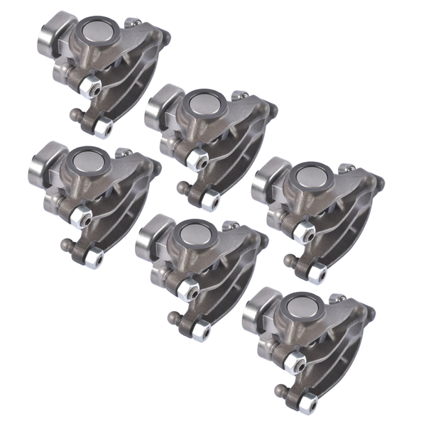 摇臂总成 6pcs Rocker Arms w/Steel Isolator Replacement for Dodge Cummins Ram 2500 3500 5.9L 6.7L 1999-2018 4995602 3941928 4928698 4995603-2