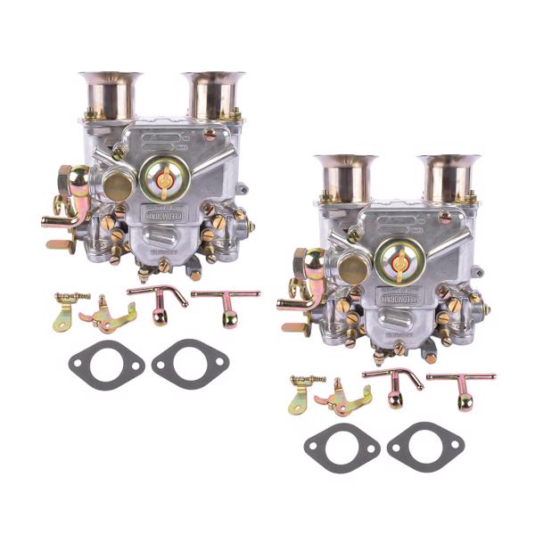 化油器 2pcs Carburetor For Weber 40DCOE 40 DCOE Twin Choke 19550.174 4 Cyl 6 Cyl VW V8 19550174-2