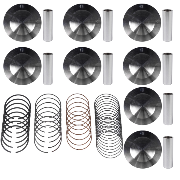 活塞套件 Pistons Set Replacement for Chrysler Dodge Ram Charger Jeep 1500 09-16 5.7L HEMI 68046210AB 68046210AA-8