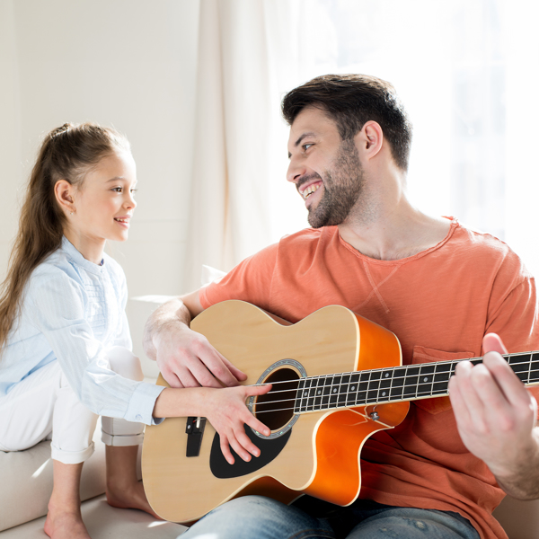 GMB101 4弦带EQ 黄酸枝指板 民谣贝司 亮光原木色 N002-7