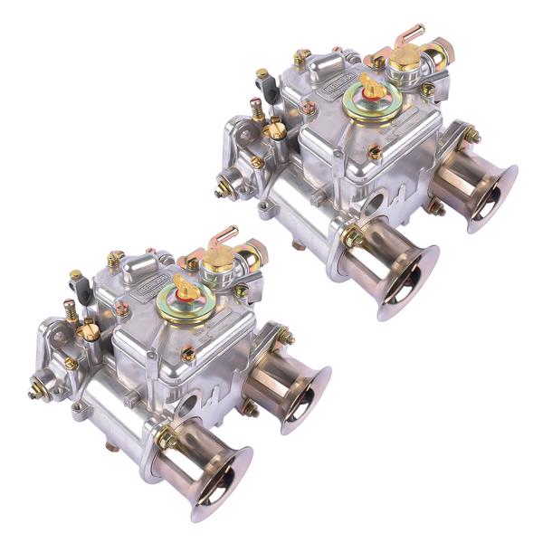 化油器 2pcs Carburetor For Weber 40DCOE 40 DCOE Twin Choke 19550.174 4 Cyl 6 Cyl VW V8 19550174-3