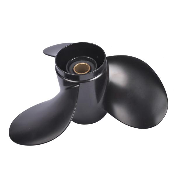 螺旋桨 Black Boat Propeller 11.1" Diameter Fit for Tohatsu Nissan Outboard Engine 35hp 40hp 50hp 13 Spline-3