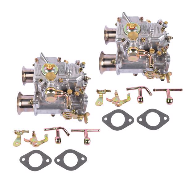 化油器 2pcs Carburetor For Weber 40DCOE 40 DCOE Twin Choke 19550.174 4 Cyl 6 Cyl VW V8 19550174-5