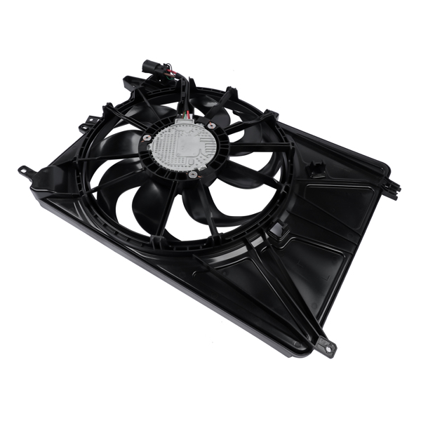 散热器风扇 Engine Radiator Cooling Fan Assembly w/ Shroud Replacement for Jeep Renegade Fiat 500X 2019-2023 68552370AA-2