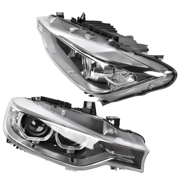 汽车大灯 2PCS Left & Right Xenon Adaptive Headlight HID Replacement for 2011-2015 BMW 3 Series F30 F31 335i 330i 328i 63117338705 63117338706-4