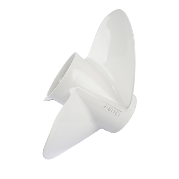 螺旋桨 Aluminum Alloy Boat Propeller 19" x 13" White Fit for Yamaha Outboard Engines 85HP 90HP 15 Spline-3