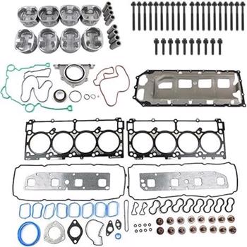 活塞环套装 Pistons Head Gaskets Bolts Set Replacement for 2003-06 Dodge Durango Ram 1500 2500 3500 5.7L HS26284PT