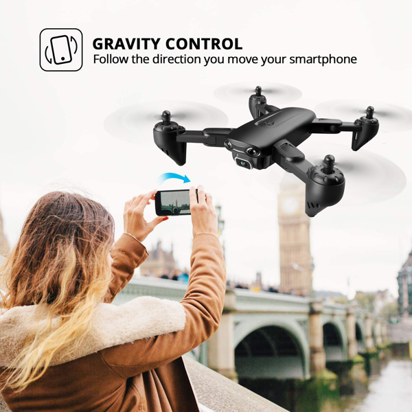 4DRC F6 RC无人机WIF FPV 4K双高清摄像头自拍四轴飞行器1电池美国，无人机适合成人/初学者。物流由UPS/USPS/UNI/SPEEDX/FEDEX随机发送。-5