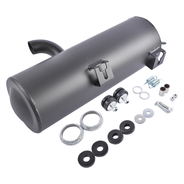 消音器 Exhaust Muffler + Gasket Kit Replacement for Polaris Sportsman 600 700 800 4X4 W/ Donuts 1261223-489 1261223-029 1261079-029-5